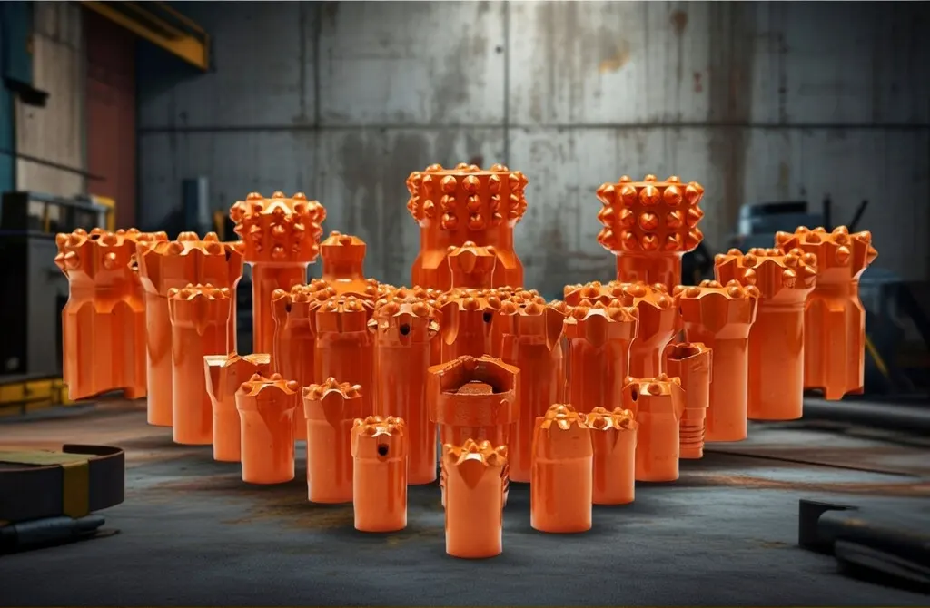 Tipos de brocas de botones para taladro percutor superior