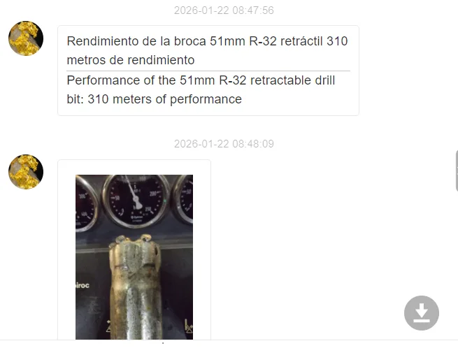 Informe de la prueba de campo del bit de botón R32 Retrac