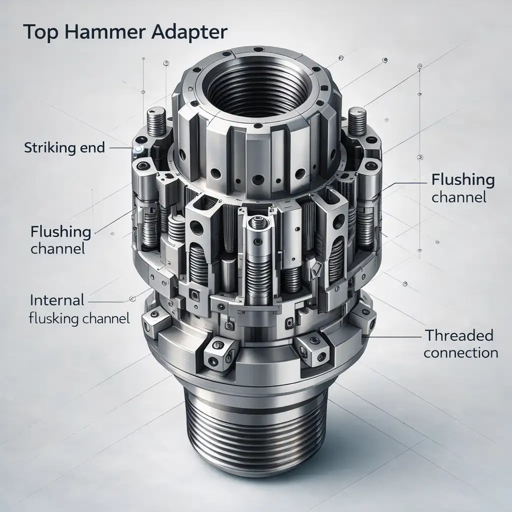 Adaptador de vástago Estructura-1