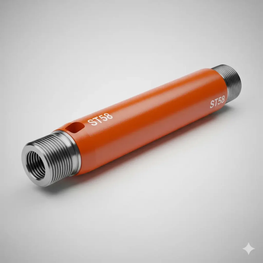 Alargadera y tubo de perforación ST58